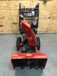 lot 10 image: Toro 24 in. Power Max e24 60V Two-Stage Snow Blower Model # 39925 (Missing Parts) (Tested And Works) (Tool Only)