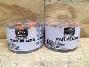 lot 37 image: Lot of 2 - Walkers Bell Shaped Corded Earplugs