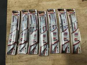 lot 148 image: LENOX Lot of 7 Packs of- Power Arc Curved Reciprocating Blades( 5 blades per pack)