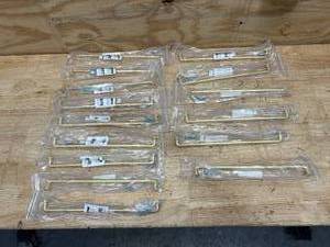 lot 88 image: LIBERTY Lot of 15-  Classic Elegance 12 in. (305mm) Center-to-Center Brushed Brass Appliance Drawer Pulls