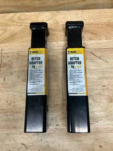 lot 102 image: MAXXHAUL Lot of 2- 2 in. to 1-14 in. Hitch Adapters