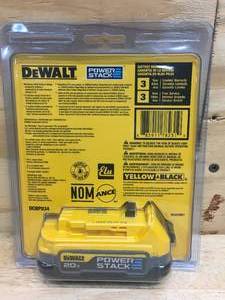 lot 47 image: DeWalt 20V Powerstack Compact Battery Model # DCBP034