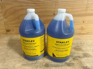 lot 135 image: STANLEY Lot of 2 Bottles of- Siding and Deck Wash (1 gal per bottle)
