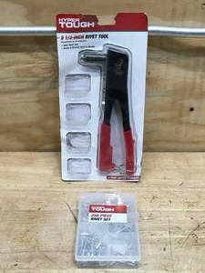 lot 122 image: Hype Tough 9-12 Rivet Tool and Rivet Set
