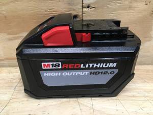 lot 9A image: New Milwaukee M18 Red Lithium High Output 12Ah Battery