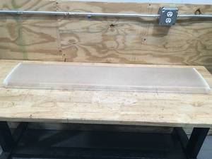 lot 179 image: Lot of 3 - Lithonia Lighting Fluorescent Light Wrap Cover