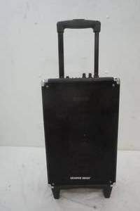 lot 26 image: Sharper Image SpeakerMic, AUX on wheels (missing cords)