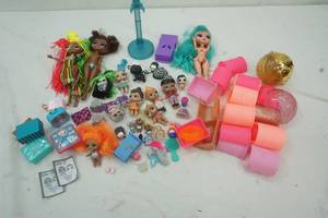 lot 54 image: Variety of LOL Dolls, Babies Animals and accessories