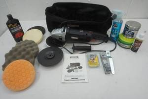 lot 60 image: Ironton 7 Piece Car Polishing Kit, polish and more