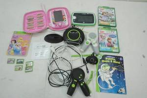 lot 66 image: Leapfrog, Tablets, Game Controllers, Multiple Games, (Working condition unknown)