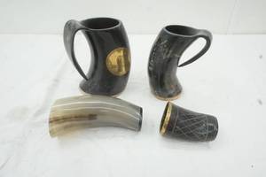 lot 87 image: Replica Horn Cups