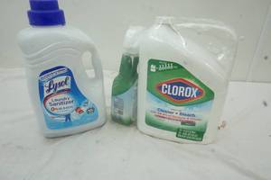 lot 121 image: New Clorox and Used Lysol Laundry Cleaner