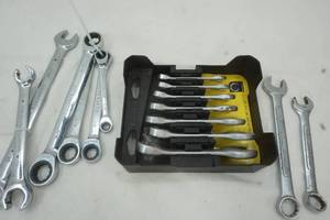 lot 244 image: Variety of Wrenches Stanley and more