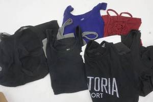 lot 287 image: Victoria, Pink and other Small sleeveless t shirts and 1 bodysuit