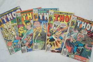 lot 321 image: 5 Comics Marvel Thor .30 and .35