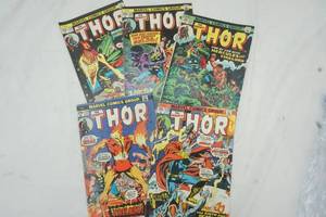 lot 325 image: 5 Comic Marvel Thor .25