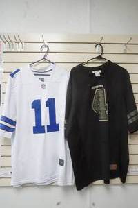 lot 330 image: Two NFL Cowboy Jerseys #11 & #4