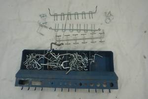 lot 357 image: Variety Of Peg Hook and Blue Storage