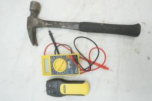 lot 378 image: Volt Tester, Hammer and Stud Finder