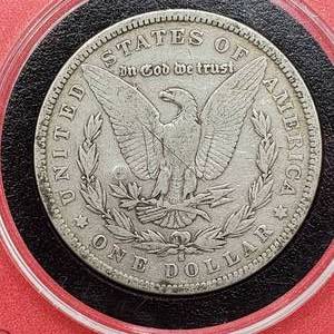 1879-S Morgan Silver Dollar in Airtite
