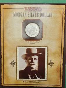 1889 Morgan Silver Dollar, Uncirculated