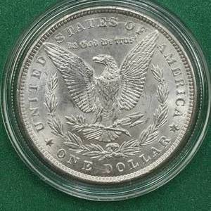 1900 Morgan Silver Dollar, Higher Grade in Airtite