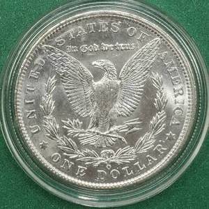 1904-O Morgan Silver Dollar, Higher Grade in Airtite
