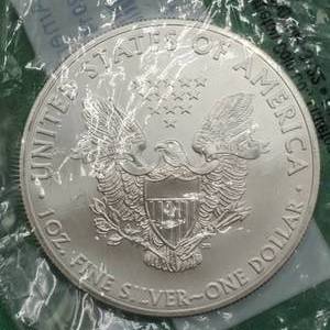 2014 American Silver Eagle, Uncirculated in Sealed Littleton Pkg
