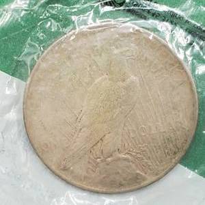 1924 Peace Silver Dollar, VF, in Sealed Littleton Pkg