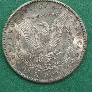 1890-S Morgan Silver Dollar, Higher Grade