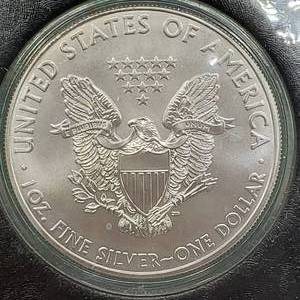 2009 American Silver Eagle in Flip Case