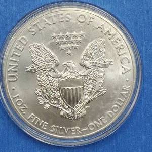 2012 American Silver Eagle in Airtite