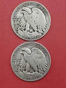1941-D & 1941 Walking Liberty Half Dollars