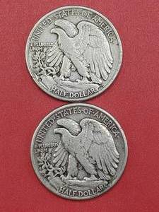 1943-D & 1943 Walking Liberty Half Dollars
