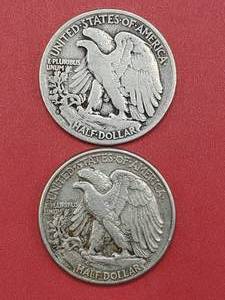 1943-S & 1943 Walking Liberty Half Dollars