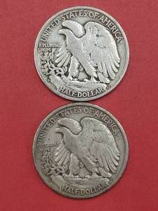 1945-S & 1946-S Walking Liberty Half Dollars