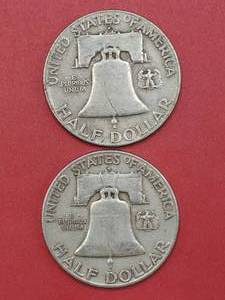 1948-D & 1951-S Franklin Half Dollars