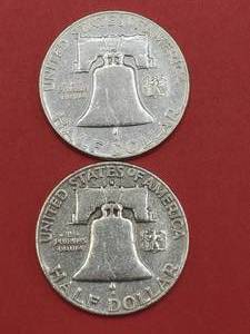 1952 & 1953-D Franklin Half Dollars