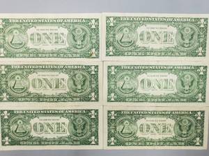 (6) Series 1957 Silver Certificates
