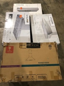 lot 15 image: Lot of Assorted Range Hoods Various Models and Conditions Customer Returns See Pictures