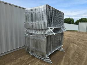 lot 3 image: Event Site Fencing Powder Coated Silver