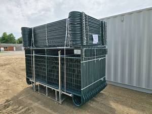lot 10 image: Sheep Coral Fencing Powder Coated Green