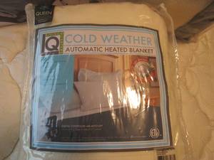 lot 23 image: NEW blanket Group Heated Blanket ,Heated Throw and thermal weave Fieldcrest
