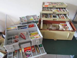 lot 116 image: Tackle boxes