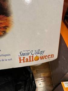 lot 221 image: Dept. 56   Group Halloween Village decor