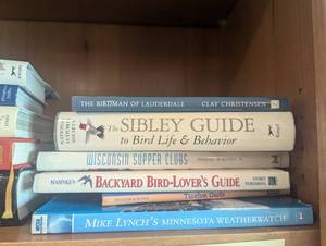lot 251 image: Bird Books  Everything Bird entire shelf of curated books