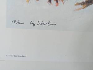 lot 268 image: Liz Sivertson  Art  signed & Numbered