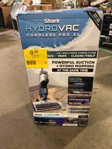Shark HydroVac Pro XL 3-in-1 Bagless Cordless Stick Vacuum, Mop, and Self-Clean System for Hard Floors and Area Rugs   Customer Returns See Pictures