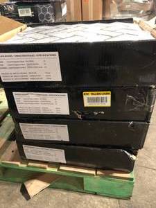 4 Boxes of MSI Ice Bevel Herringbone 13 in. x 11 in. Glossy Glass Mesh-Mounted Mosaic Tile (10.6 sq. ft.  case)  Customer Returns See Pictures