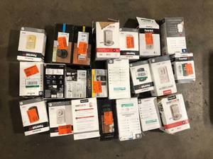 Lot of Assorted Digital Door Locks and Handles Various Models and  Conditions  Customer Returns See Pictures